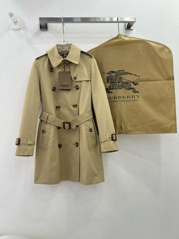 Áo khoác nữ  Burberry* kaki dáng lỡ