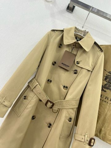 Áo khoác nữ  Burberry* kaki dáng lỡ