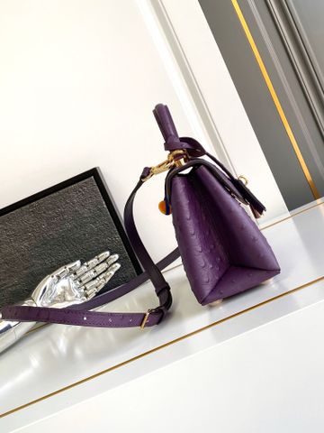 Túi xách nữ L*V 19cm vân đà điểu nhiều màu đẹp sang VIP 1:1