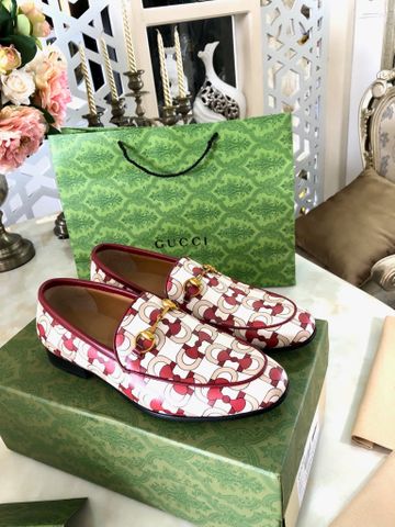 Giày nam Loafer GUCCI* da bò in hoạ tiết đẹp độc VIP 1:1