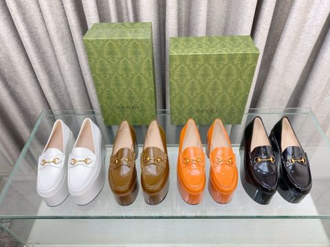 Giày nữ GUCCI* đế cao 10cm đế trước cao 8cm da bóng đẹp dễ đi hàng hot VIP 1:1