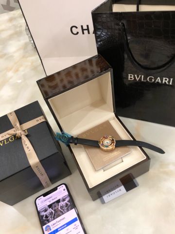 Đồng hồ nữ Bvlgari* mặt nạm đá  màu đẹp sang