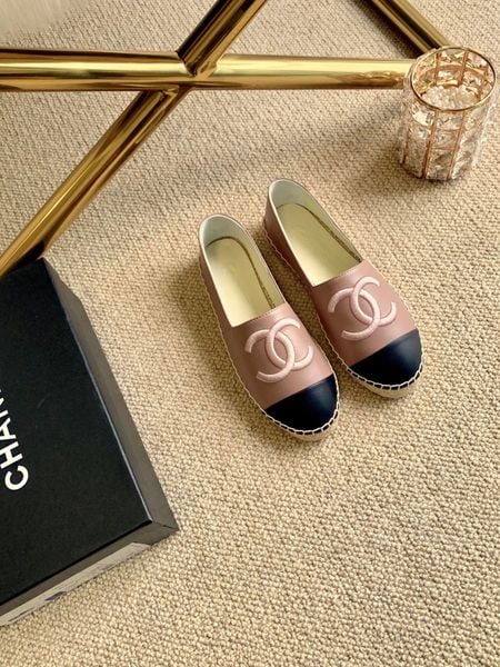 Giày slip on nữ CHANEL* đế cói da bò cao cấp 35-42 1400k http://LienF –  lien fashion