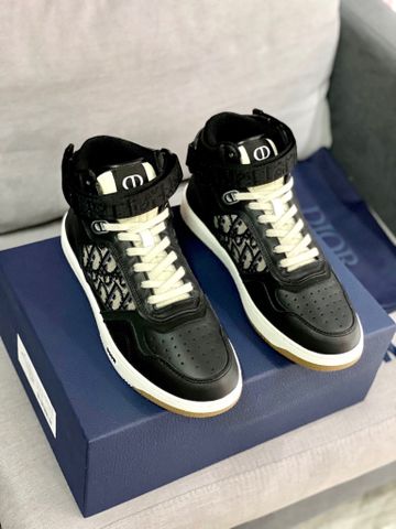 Sneaker Dior* cao cổ nam nữ phối hoạ tiết đẹp SIÊU CẤP