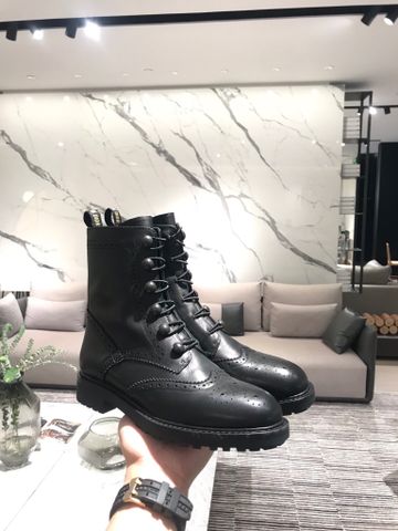 Boot Dior* cổ lỡ da bò lỳ dáng khoẻ đế 3,5cm kiểu đẹp