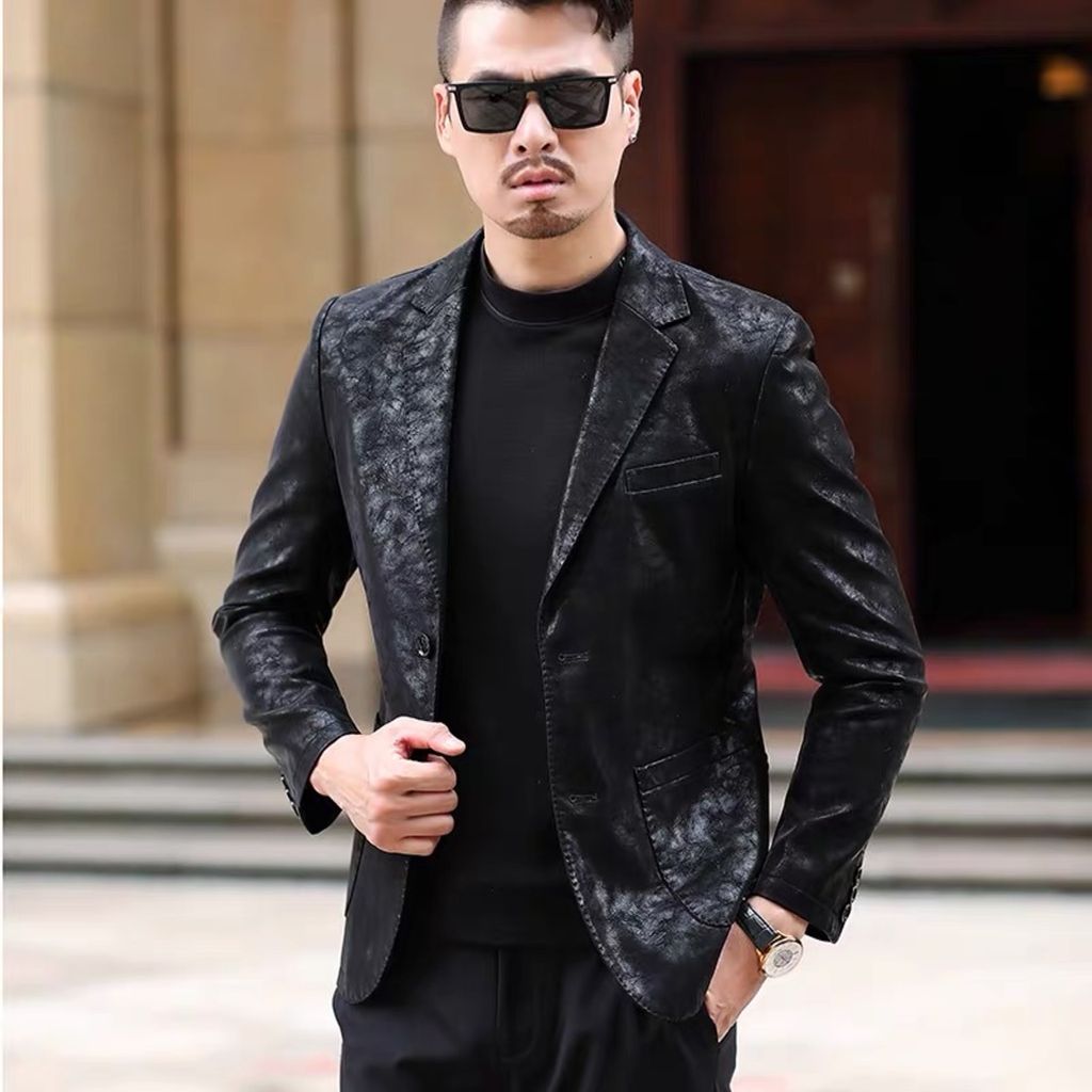 Áo Vest Nam Da Cừu K1  DragonMark