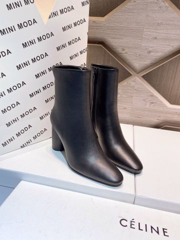 Boot céline cổ lỡ da bò lỳ Ưu đãi đặc biệt