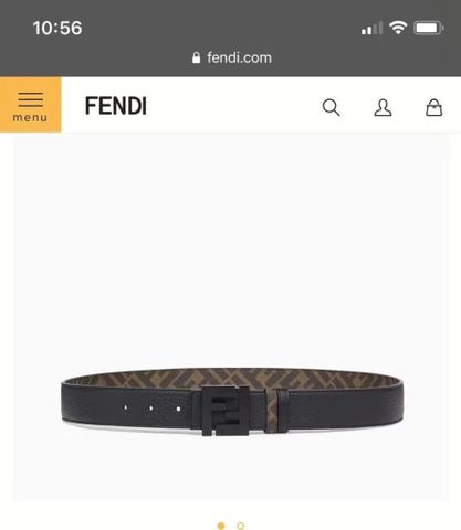 Belt nam FENDY* bản 4cm dây hoạ tiết đẹp