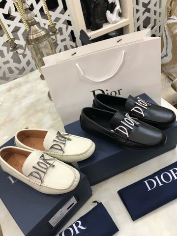 Giày lười Dior* da bò lỳ đẹp cao cấp