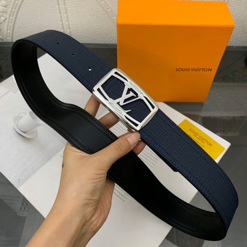 Belt nam LV* dây da bò mềm đẹp dùng 2 mặt