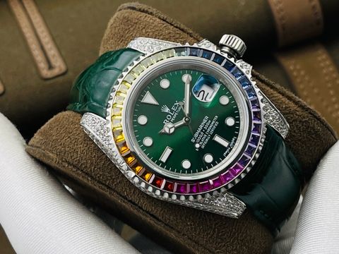 Đồng hồ nam rolex daytona mặt viền kim cương