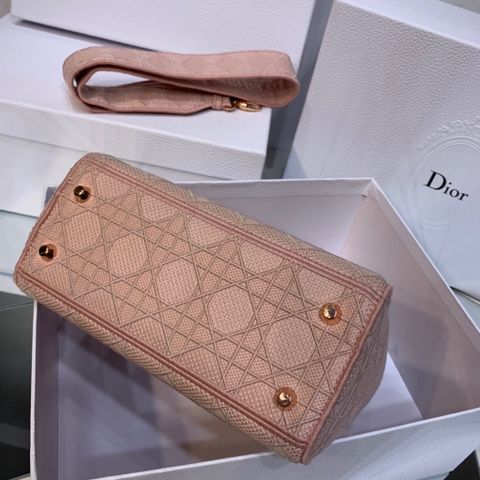 Túi xách nữ Dior* lady 24cm chất vải đẹp cao cấp