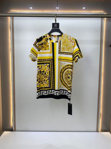 Áo pull nam VERSACE* hoa văn vàng M-3XL