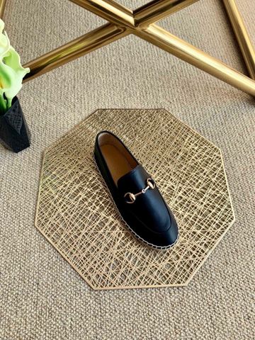 Giày slip on nữ GUCCI* đế cói da bò đẹp cao cấp