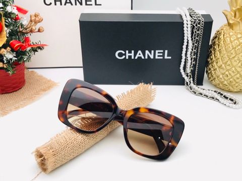 Kính nữ CHANEL* gọng nẹp chữ kim loại đẹp sang SIÊU CẤP