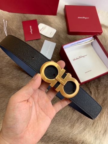 Belt nam SALVATORE* bản 3,5cm dây da dùng đc cả 2 mặt đẹp