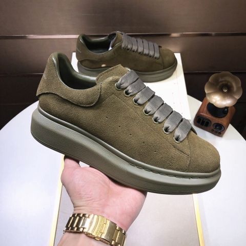 Sneaker Alexander* McQeen* nam nữ da lộn cao 4,5cm