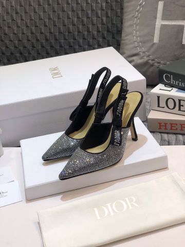 Giày cao gót Dior* SIÊU CẤP nạm full đá đẹp sang cao 6,5cm và 9,5 cm