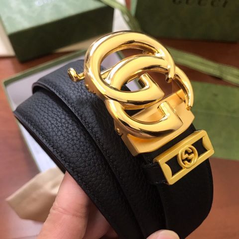 Belt nam GUCCI* bản 3,4cm dây da bò mềm