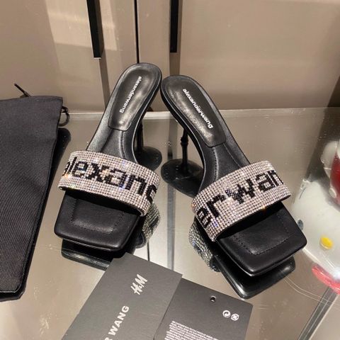 Dép cao gotd Alexander* Wang* cao 5cm quai đá chữ đẹp sang SIÊU CẤP