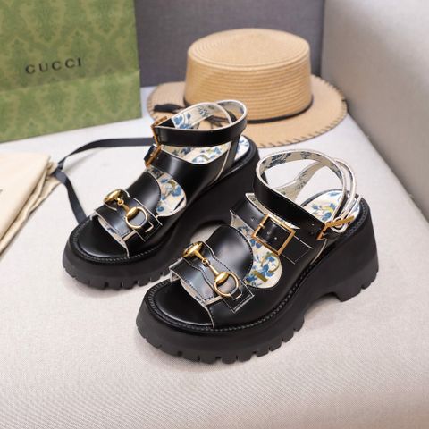 Sandal nữ GUCCI* mẫu mới dáng khoẻ đế cao 7cm 35-41