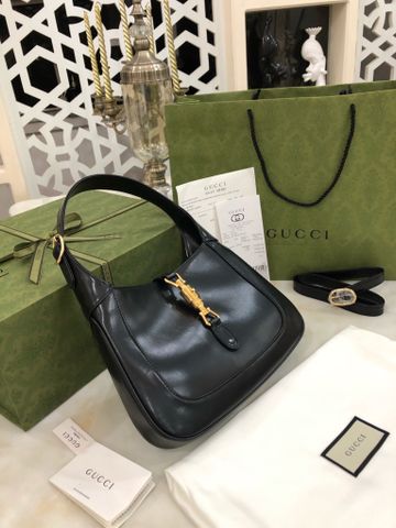 Túi xách nữ GUCCI* 27cm da bò khoá vàng đẹp sang nguyên bản cao cấp