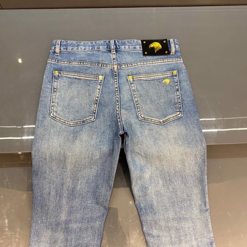 Quần jeans nam logo đại bàng vàng đẹp sang cao cấp