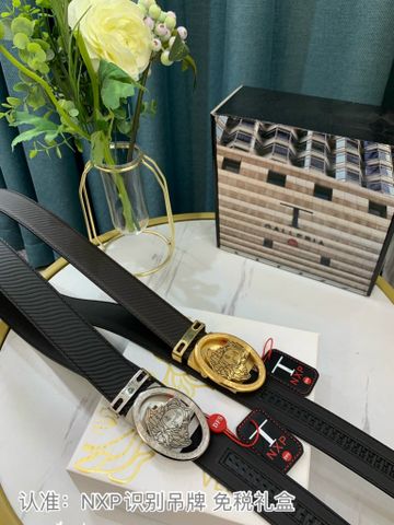 Belt nam VERSACE* dây da bò vân bản 3,5cm