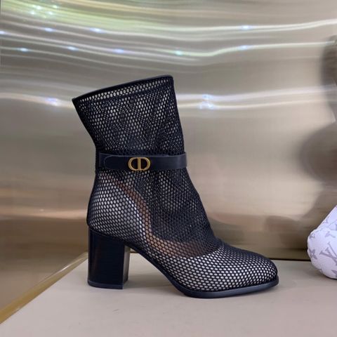Boot lưới Dior* gót to cao 7cm mẫu mới đẹp SIÊU CẤP