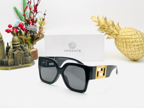 Kính nữ VERSACE* to bản gọng nẹp logo vàng đẹp sang