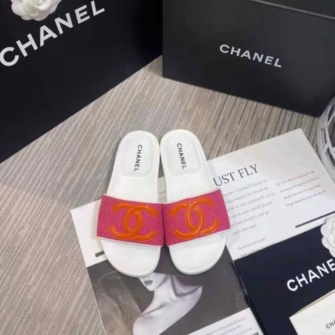 Dép nữ chanel* quai dạ logo đẹp nhiều màu