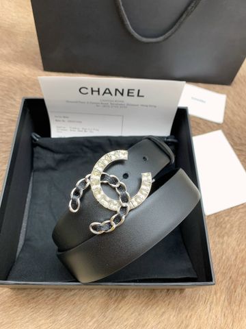 Belt nữ chanel* dây da bò lỳ 3cm có nhiều kiểu mặt đẹp