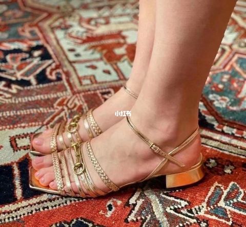 Sandal nữ GUCCI* gót vuông cao 3,5cm và 8,5cm