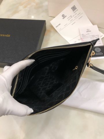 Clutch VERSACE* nam nữ da bò mềm