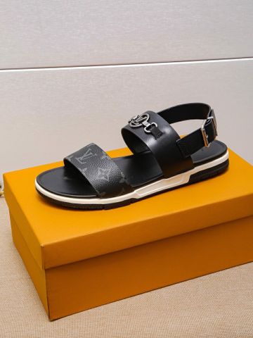 Sandal nam LV* quai hoạ tiết Monogram đẹp