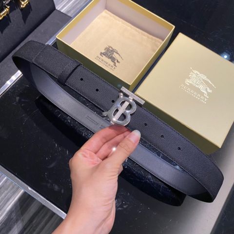 Belt nam Burberry* bản 3,5cm dây da hạt mặt logo đẹp