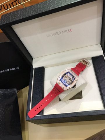 Đồng hồ nữ RICHARD* MILLE* máy cơ mặt nạm kim si vàng hồng đẹp hàng độc VIP 1:1