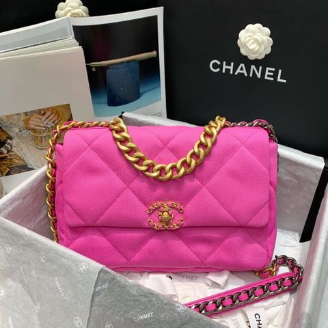 Túi xách nữ chanel* SIÊU CẤP size 30cm chất vải màu hồng và xanh cực đẹp
