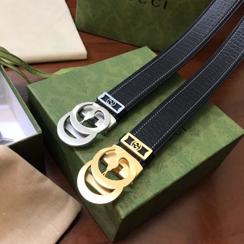 Belt nam GUCCI* dây da bò bản 3,4cm