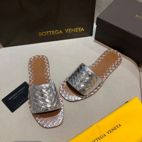 Dép nữ BOTTEGA* VENETA* quai da bóng đan đẹp sang cao cấp