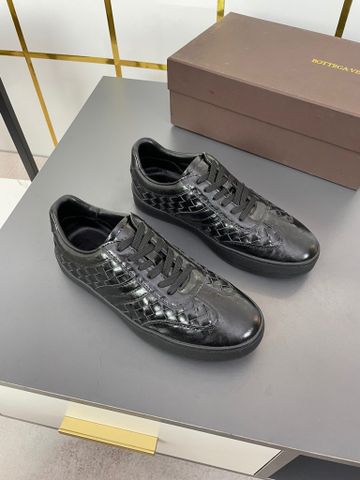 Giày nam buộc dây BOTTEGA* VENETA* da đan chất bóng nhẹ đẹp cao cấp