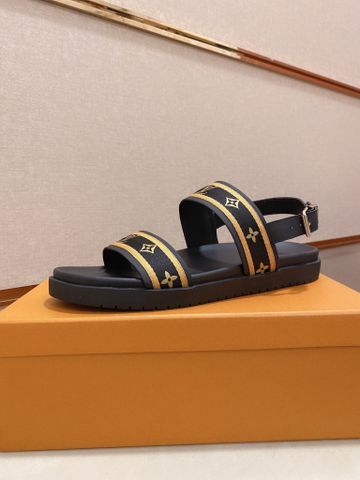 Sandal nam LV* quai hoạ tiết Monogram đẹp