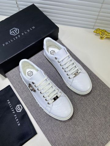 Giày nam buộc dây PHILIPP* PLEIN* vân rắn đẹp cao cấp