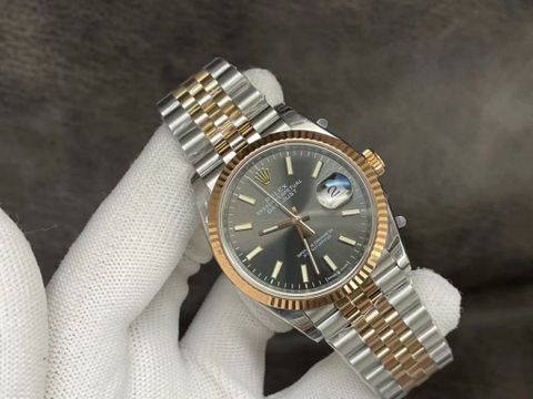 Đồng hồ nam nữ rolex* dây kim loại case 36mm dày 11,5cm máy cơ đẹp SIÊU CẤP