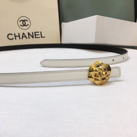 Belt nữ chanel* bản nhỏ 1,5cm mặt hoa trà vàng đẹp sang