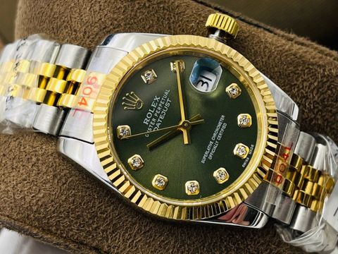 Đồng hồ nữ rolex* dây kim loại case 31mm máy cơ nhập khẩu viền bezel