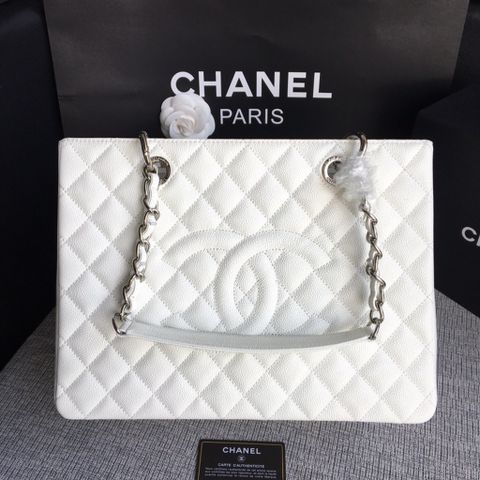 Túi xách nữ chanel* da hạt in logo nổi size 35cm nguyên bản cao cấp