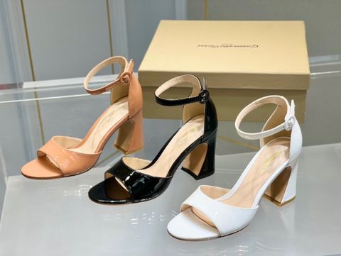 Sandal cao gót Gianvito* Rossi* da bóng cao 8,5cm dáng đẹp sang SIÊU CẤP