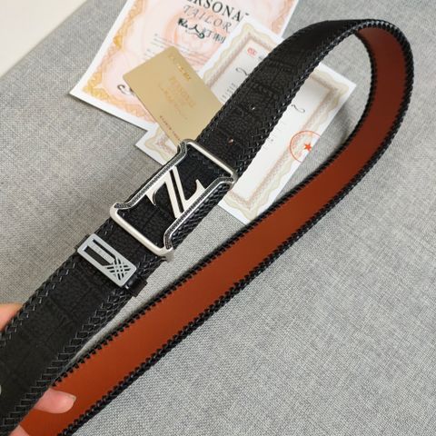 Belt nam zegna* dây vân cá sấu bản 3,8cm viên đan da lỳ đẹp cao cấp