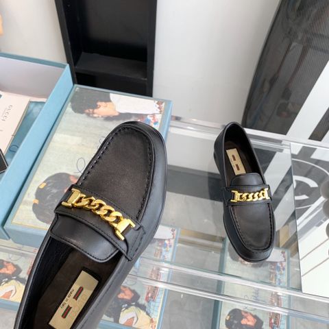 Giày lười nữ GUCCI* da bò xích vàng đẹp sang 35-40 SIÊU CẤP